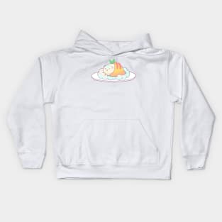 Fluffy Sky Guinea Pig Omurice Kids Hoodie